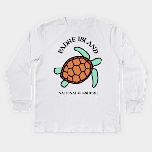 PADRE ISLAND NATIONAL SEASHORE TEXAS T-SHIRT Kids Long Sleeve T-Shirt